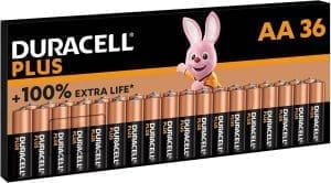 Duracell Plus Batterien AA, 36 Stück, langlebige Power, AA Batterie für Haushalt und Büro (exklusiv bei Amazon)