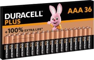 Duracell Plus Batterien AAA, 36 Stück, langlebige Power, AAA Batterie für Haushalt und Büro (exklusiv bei Amazon)