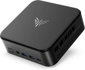 E3B Mini PC AMD Ryzen 7 5825U(Bis zu 4,5GHz) 16GB DDR4 512GB SSD mit Radeon RX Vega 8 Grafik Micro Desktop Computer Für Büro/Heimkino/Meeting/Business/Trip |WiFi 6|BT 5.2|USB3.2