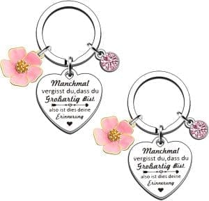 EFNHJF5 Geschenke für Frauen, Freundin, Geschenke für Mama, für Schwestern, Schlüsselanhänger-Geschenke für Frauen, inspirierende Geschenke für Freundin, Schwester, Kollegin, Ehefrau, Tante und Mutter