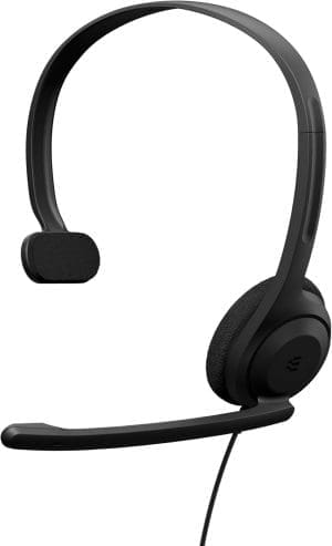 EPOS C1 Business USB C Mono - Headset mit Mikrofon, Chrome Zertifiziert, Kopfhörer mit Kabel, Mikrofon PC, rauschunterdrückendes Mikrofon, verbesserte Audioqualität, Konnektivität Geräte, on Ear