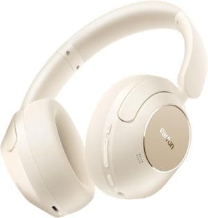 EarFun Wave Pro Over Ear Kopfhörer Kabellos Bluetooth, Hybrid Aktive Noise Cancelling, Hi-Res Audio, LDAC, 80 Std Akku, Bequemer Halt, 5 Mikrofone Kristallklare Anrufe, Bluetooth Multipoint, EQ in App