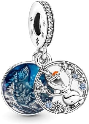 Feitery Kirschblüten-Perlen-Charm für Damen, kompatibel mit Pandora-Schmuck