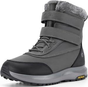 FitVille Winterstiefel Herren Extra Weit Warm Winterschuhe Wasserdicht Gefüttert Schneestiefel Kurzschaft Stiefel Breit Winter Outdoor Boots Rutschfeste Schuhe