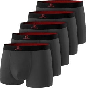 GLESTORE Boxershorts Herren Unterhosen Männer 5er Pack Modal Unterwäsche Hipster Sport Underpants