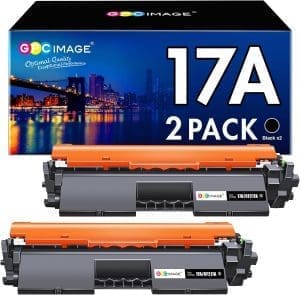 GPC IMAGE CF217A 17A Toner kompatibel für HP 17A Toner für HP Laserjet Pro MFP M130nw Toner für Laserjet Pro MFP M130fw Toner M102w M102a M130 M130a M130fn (Schwarz, 2er-Pack)