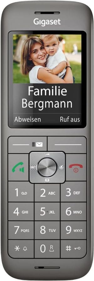 Gigaset CL660HX - Design DECT-Mobilteil mit Ladeschale - Fritzbox-kompatibel - hochwertiges schnurloses Telefon für Router und DECT-Basis, anthrazit-metallic (Deutsche Version) (Ohne Basis)