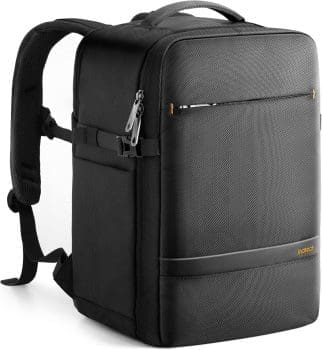 Inateck Ryanair 20L Hand Luggage 40 x 20 x 25 Travel Backpack Aeroplane Laptop Backpack Women Men with Trolley Strap and 2 Handles, black, Business