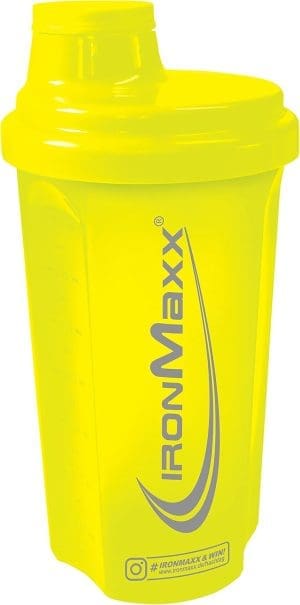 IronMaxx Protein-Shaker mit Schraubverschluss, Gelb (Killer Yellow), 700 ml (1 Stück)