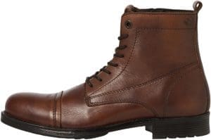 JACK & JONES Herren Jfwshaun Leather Boot Sn Schnürstiefelette