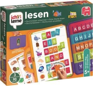 Jumbo Spiele – Ich lerne Lesen – Lernspiele ab 5 Jahren – für 1 Spieler – Vorschule Kindergarten