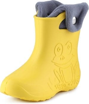 Ladeheid Eva Kinder Jungen Mädchen Gummistiefel Regenschuhe gefütterte Regenstiefel Gummischuhe LA-CA-04