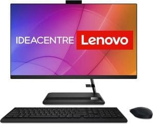 Lenovo IdeaCentre 3 All-in-One | 27" Full HD Display | AMD Ryzen 7 7730U | 16GB RAM | 1TB SSD | AMD Radeon Grafik | Win11 Home | QWERTZ | schwarz | inkl. Tastatur & Maus | 3 Monate Premium Care