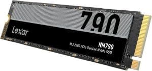 Lexar NM790 2 TB interne SSD, PCIe Gen4x4 NVMe 1.4 M.2 2280 SSD, bis zu 7400 MB/s Lesen, 6500 MB/s Schreiben, Solid-State-Laufwerk für PS5, PC, Laptop und Gamer