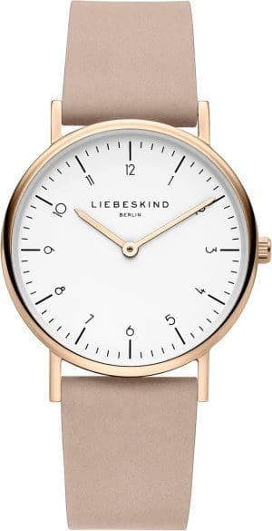 Liebeskind Berlin Damen-Analog-Quarzuhr mit Lederarmband