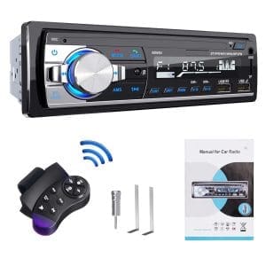 Lifelf RDS-Autoradio mit Bluetooth-Freisprecheinrichtung, Bluetooth 5.0, 2 USB/TF-Karte/AUX/FM/AM/RDS, iOS- und Android-Unterstützung