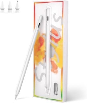 MEKO Stift für iPad Apple Pencil 2. Generation mit magnetischer kabelloser Schnellaufladung und Neigungsempfindlichkeit für iPad Pro 12,9'' 3-6 Gen. /11'' 1-4 Gen. /iPad Air 4/5. Gen/iPad Mini 6. Gen