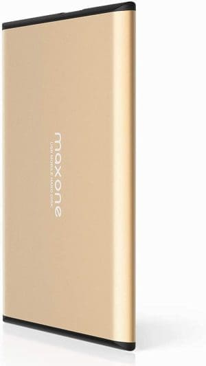 Maxone Externe Festplatte 500 GB Tragbare Festplatten 2,5 Zoll USB 3.0 Backups HDD Tragbar für TV, PC, Mac, MacBook, Chromebook, Wii u, Desktop, Laptop, Windows (500 GB, Rosegold)