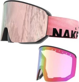 NAKED Optics The NOVA Skibrille Männer, Ski Brille Frauen, Snowboardbrille, Skibrille schlechtes Wetter, Skibrille mit Wechselgläsern, Skibrille für Brillenträger, Skibrille