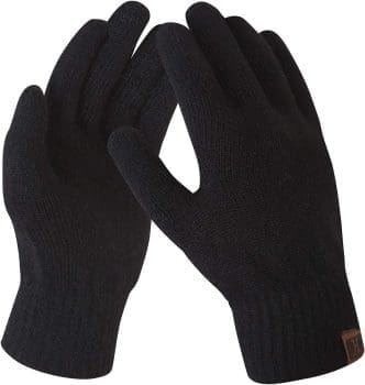 Nachlassen beladen Damen Winter warmer Touchscreen Handschuhe Thermo Winterhandschuhe Kaschmir Strickhandschuhe Wollhandschuhe Frauen Gegenk Weihnachen