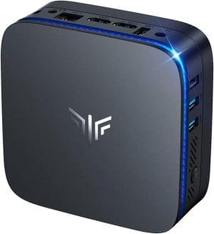 NiPoGi AK1 Plus Mini PC Intel Alder Lake Ν95(bis zu 3,4 GHz) 8GB DDR4 256GB SSD, Micro Computer Desktop PC mit 2,5-Zoll-SSD/Gigabit Ethernet/WiFi 5/BT4.2/Zwei HDMI 4K UHD Kleiner PC für Büro/Schule