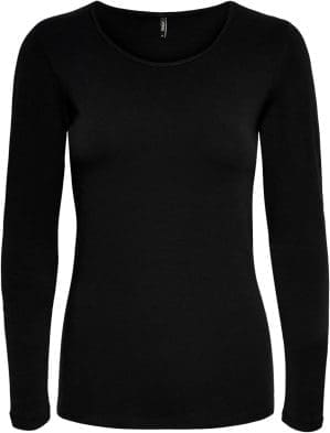 ONLY Damen Longsleeve Onllive Love Life Basic Damen-Shirt