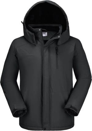 OutPro Herren Skijacke Vielseitige Winterjacke - Wasserdicht, winddicht,Perfekt für Outdoor-Aktivitäten und Winterwanderungen