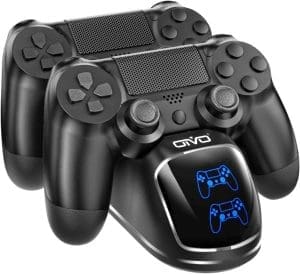 PS4 Controller Ladestation, Playstation 4 Controller Ladestation mit 1,8 Stunden Ladechip, PS4 Charger Dock Station, Controller Ladestation für Sony Playstation 4/PS4/Pro/PS4 Slim Controller