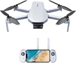 Potensic ATOM 4K GPS Drohne mit 3-Achsen-Gimbal, C0, 6KM FPV Übertragung, Visuelles Folgen/QuickShots/RTH, 32 Min. Flug, unter 249g, Windstärke 5, 12MP Fotos Kameradrohne für Anfänger Erwachsene