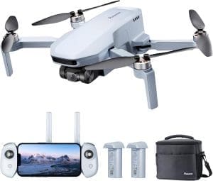 Potensic ATOM SE GPS Drohne mit 4K EIS Kamera, 2 Akkus 62 Min. Flug, unter 249g, C0, 4KM FPV Übertragung, Bürstenloser Motor, Max.16m/s, Follow-Me/autom. Rückkehr, für Anfänger Erwachsene