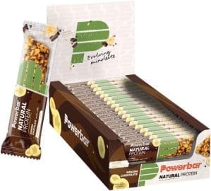 Powerbar Natural Protein Banana Chocolate 18x40g - Veganer Protein Riegel + Natürliche Zutaten