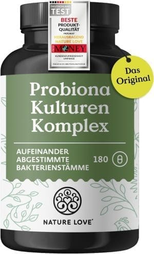 Probiona Komplex - die wichtigsten Bakterienstämme für deine Darmflora - 300 Mrd. KBE/g - magensaftresistent & vegan - mit Lactobacillus & Bifidobakterien, hochdosierte 20 Mrd KBE/Tagesdosis, 3 Monate