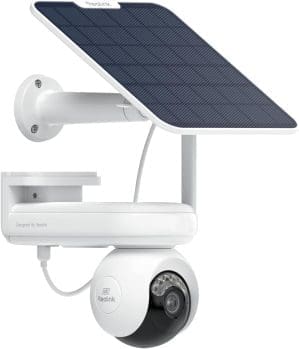 Reolink Altas PT Ultra, Erste 4K Solar Überwachungskamera Aussen Akku mit Daueraufzeichnung, 10s Voraufzeichnung, ColorX-Nachtsicht, 8MP PT WLAN Kamera Outdoor, Wi-Fi 6, Auto-Tracking, mit Solarpanel