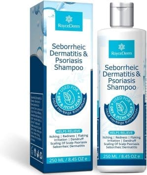 RoyceDerm Seborrhoisches Schuppenflechte Kopfhaut Shampoo: Neurodermatitis Anti-Schuppen Kopfhaut Shampoo bei kopfhaut & Körper - Seborrhoisches Dermatitis Schuppenflechte Shampoo