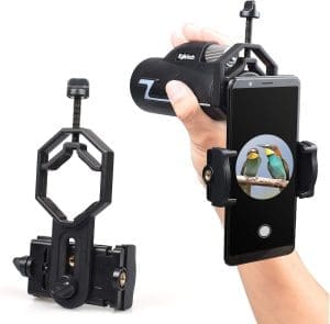 SEEKONE Universal Handy Adapter Halterung Clip, Okular- und Smartphone Handy Halterung Adapter Mount