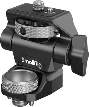 SMALLRIG Kamera Monitor Mount mit 3/8'' Schraube für ARRI-Style, 360° schwenkbarer und 180° neigbarer Monitorhalter, Rändelschraube zum Einstellen der Spannung, mit Anti-Twist-Design – 2903B