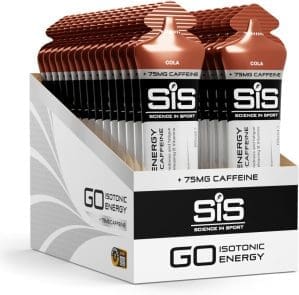 Science in Sport Go Isotonisches Energiegel mit Koffein, Cola, 60 ml, 30 Stück