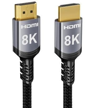 Sniokco 8K HDMI 2.1 Kabel 15 Meter, 48 Gbit/s High Speed ​​HDMI® Kabel 0,01 ms 4K 240 Hz 165 Hz 120 Hz 8K 60 Hz eARC Netflix HDCP 2.3 2.2 DTS:X HDR10+ Soundbar TV Monitor Projektor Roku Sky-Q PS5 X-Box Blu-ray