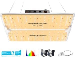 Spider Farmer SF2000Pro LED Grow Light mit Samsung LM301H EVO Dioden & Dimmbar Daisy Chain 200W LED Pflanzenlampe Vollspektrum Pflanzenlicht für Zimmerpflanzen Gemüse Blume