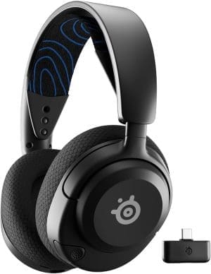 SteelSeries Arctis Nova 5P Wireless PS5 Gaming Headset – Magnetischer Neodym-Treiber – 100+ Audiovoreinstellungen – 60 Std. Akkulaufzeit – 2,4 GHz oder BT – ClearCast Gen2.X Mik – Für PS4/5, PC, Switch, Handy