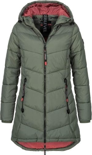 Sublevel Damen Mantel Winterjacke warme Jacke Outdoorjacke mit Kapuze sportlicher Damen Mädchen Parka SML XL XXL