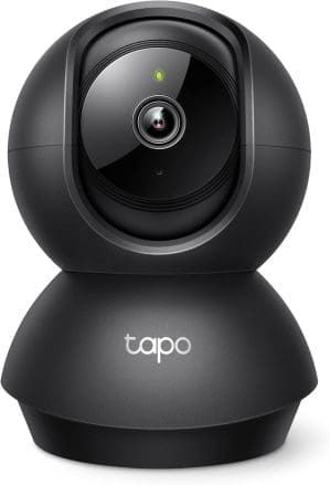 Tapo TP-Link C211 WLAN IP Kamera Überwachungskamera (Linsenschwenkung und Neigung, 3MP-Auflösung, 2-Wege-Audio, Nachtsicht zu 9m, bis zu 512 GB lokaler Speicher)