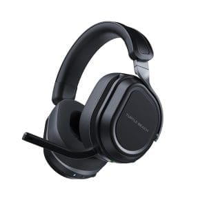 Turtle Beach Stealth 700 Kabelloses Multiplattform-Headset für PS5, PS4, PC und Mobilgeräte – 60-mm-Lautsprecher, Noise-Cancelling-Mikrofon, Bluetooth, 80h Akku, Schwarz