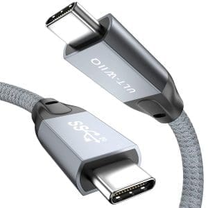 USB C Kabel auf USB C 20Gbps 100W 240W, USB C 3.2 Gen2 x 2 Datenkabel, PD 3.1 EPR eMarker Schnelllade, 5K60Hz 4K144Hz 2K240Hz Videoübertragung für Laptop, Handy, Steam Deck, Tablet, SSD, Monitor 1,5m