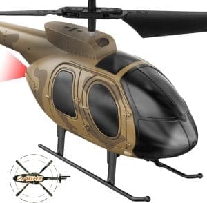 VATOS 2.4G Ferngesteuerter Hubschrauber: Camouflage Militär RC Flugzeuge mit Gyro | 3 Kanäle positioniert Höhe Indoor RC Helicopter Spielzeug Geschenke für Jungen Jugendliche Erwachsene