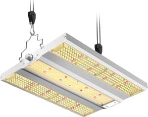 VIPARSPECTRA XS1500 Pro LED Grow Lampe,Pflanzenlampe LED Vollspektrum,Neue Gen Linsen LED Grow Light mit Daisy-Chain 6 Levels Dimmen 0-100% Für Zimmerpflanzen Gemüse Blüte für Growzelt 90x90cm 60x60cm