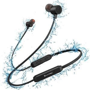 YATWIN Bluetooth Kopfhörer Sport in Ear, Bluetooth 5.0 Sportkopfhörer mit 16 Std HiFi Sound IPX7 Wasserdichte Ohrhörer, Magnetisches Ultraleicht Ohrhörer mit Noise Cancelling MEMS Mikrofon für Joggen