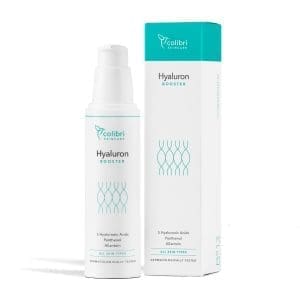 colibri skincare Hyaluron Booster 50ml - Hyaluronsäure Serum hochdosiert - Anti Aging Serum Gesicht - Hyaluronsäure Gesichtspflege - Feuchtigkeitsserum für Männer und Frauen - Made in Germany