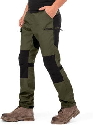 yeyity Wanderhose Herren Outdoor Hosen Robust Atmungsaktiv Langlebig Taktische Hose Arbeitshosen Männer zum Outdoor-Aktivitäten und Außenarbeiten