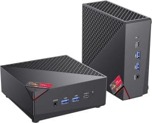 Acemagician AM06 Pro Mini PC, AMD Ryzen 7 5700U (8C/16T, bis 4,3 GHz), 32 GB DDR4 512GB NVME SSD Mini Computer mit 4K Triple Display-C-Dual-Ethernet-WiFi 6 BT 5.2